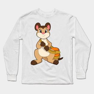 Meerkat with Bag Long Sleeve T-Shirt